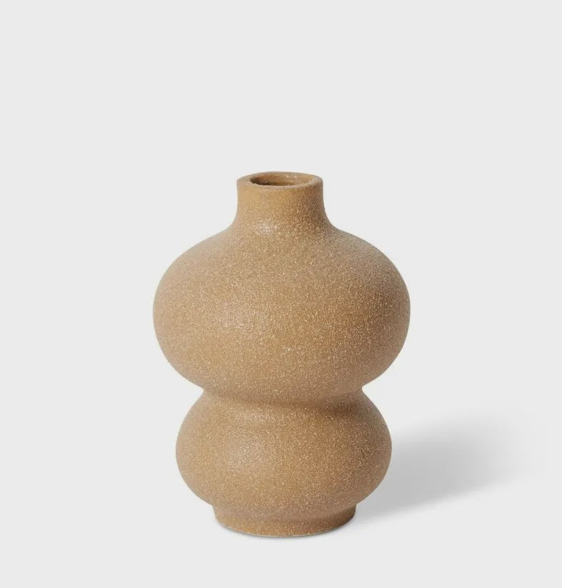 Amara Vase in Brown