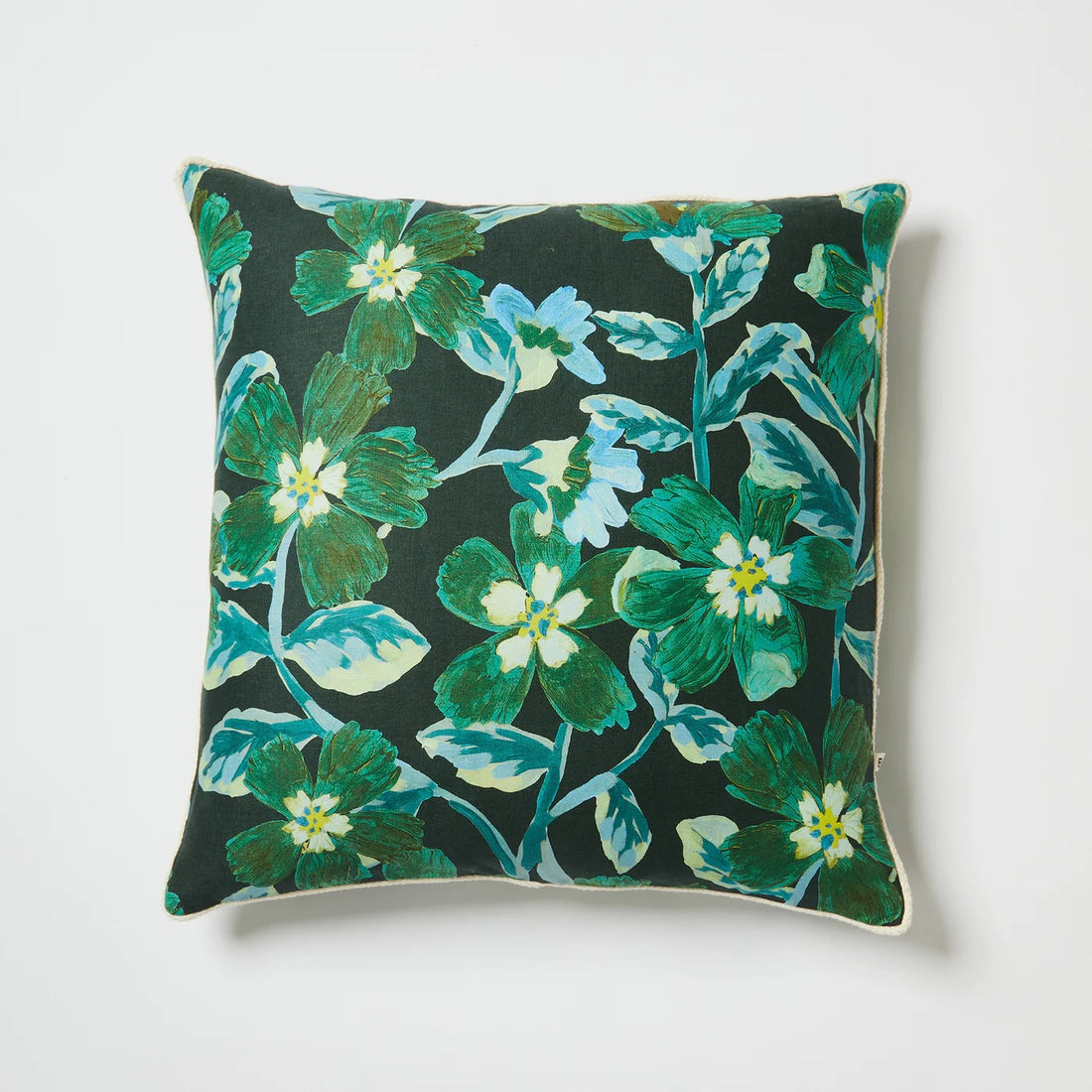 Cosmos Green Cushion 60cm