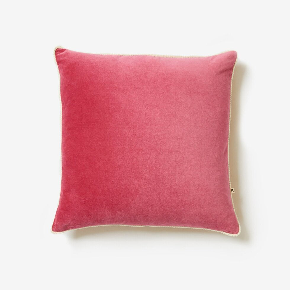 BN: Velvet Pink/ Tan  50cm cushion