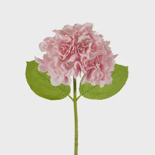 FLOR: Hydrangea Stem Soft Touch Mid Pink 50cm