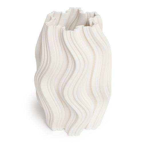 Harper White Vase 30cm