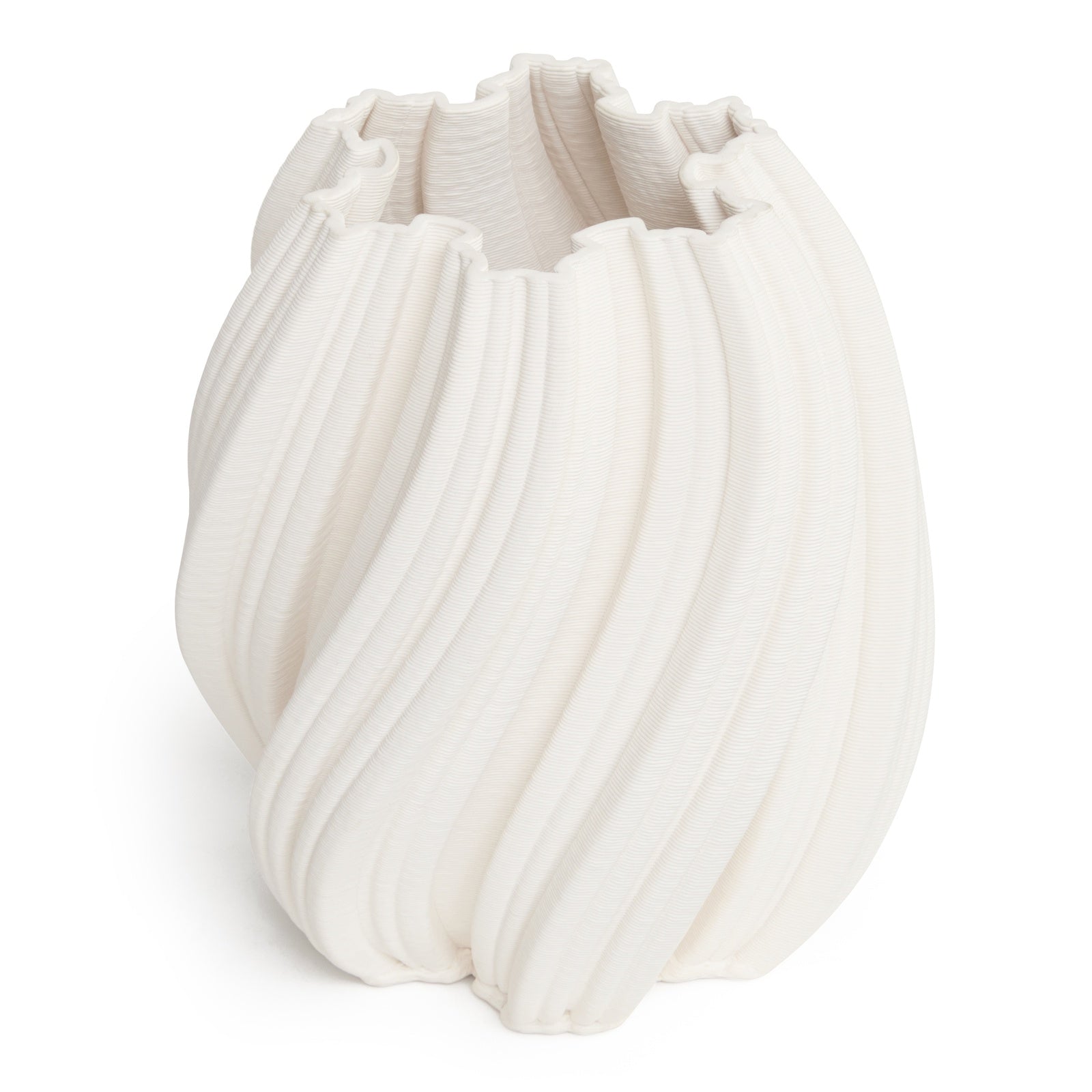 Emma White Vase 21cm